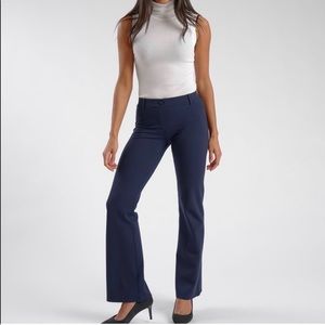 Betabrand Extra Large XL Navy Bootcut Elastic Waist Pants Yoga Dress.